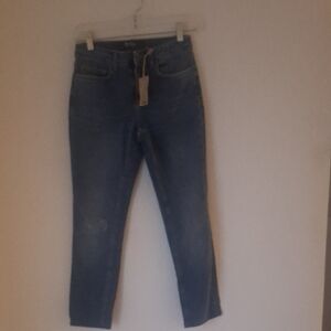 Boden Women's Skinny Strech Classic Blue Ankle Jeans      Size 2p Us Or 6p Eur